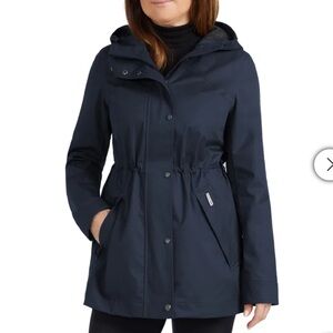 Hunter ladies, water, resistant, cotton smock jacket